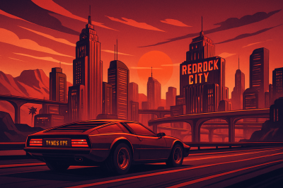 MindsEye: A Futuristic Retro Odyssey Through Redrock City