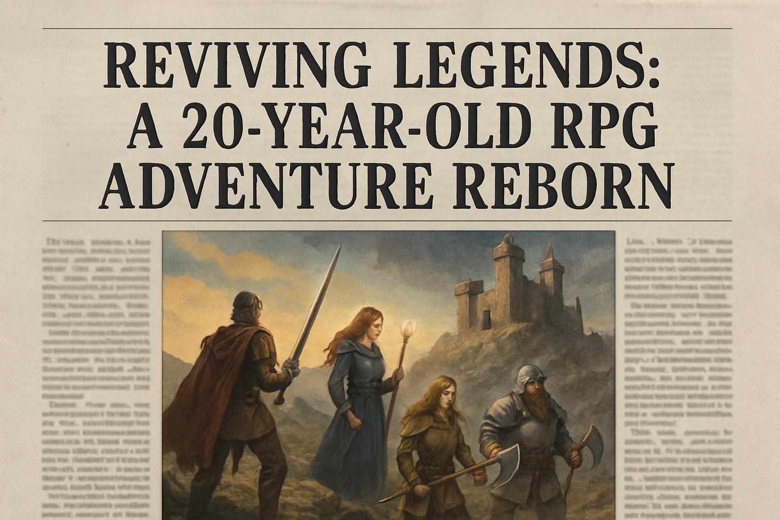 Reviving Legends: A 20-Year-Old RPG Adventure Reborn