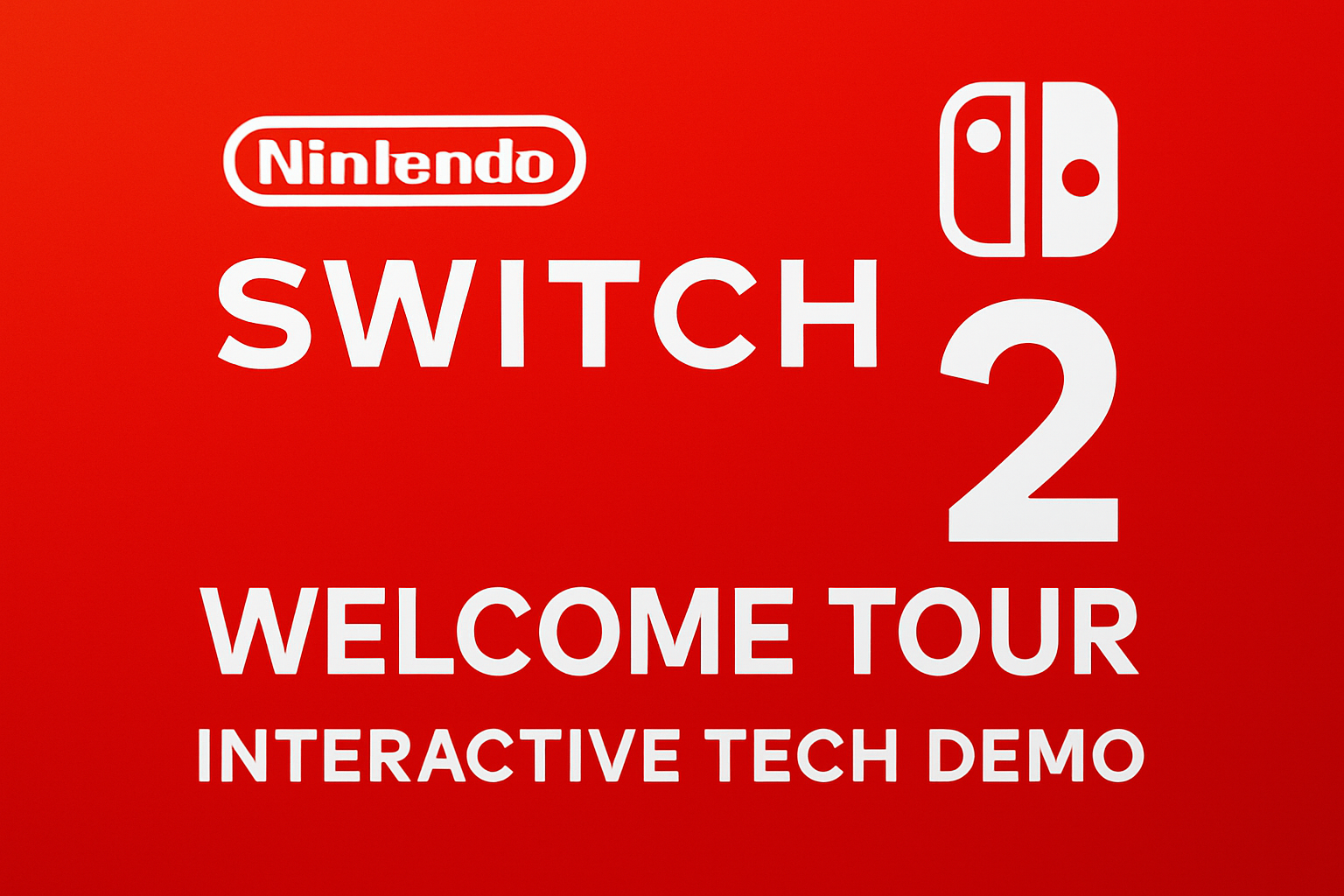 Nintendo Switch 2 Welcome Tour interactive tech demo