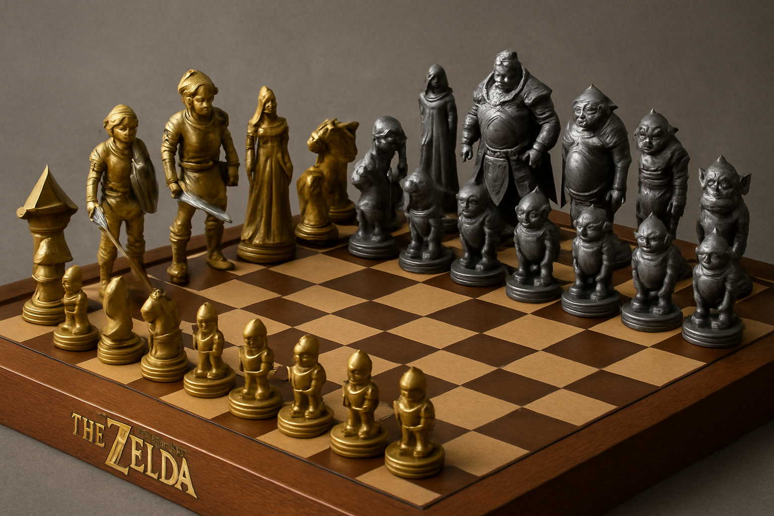 Legend of Zelda chess set