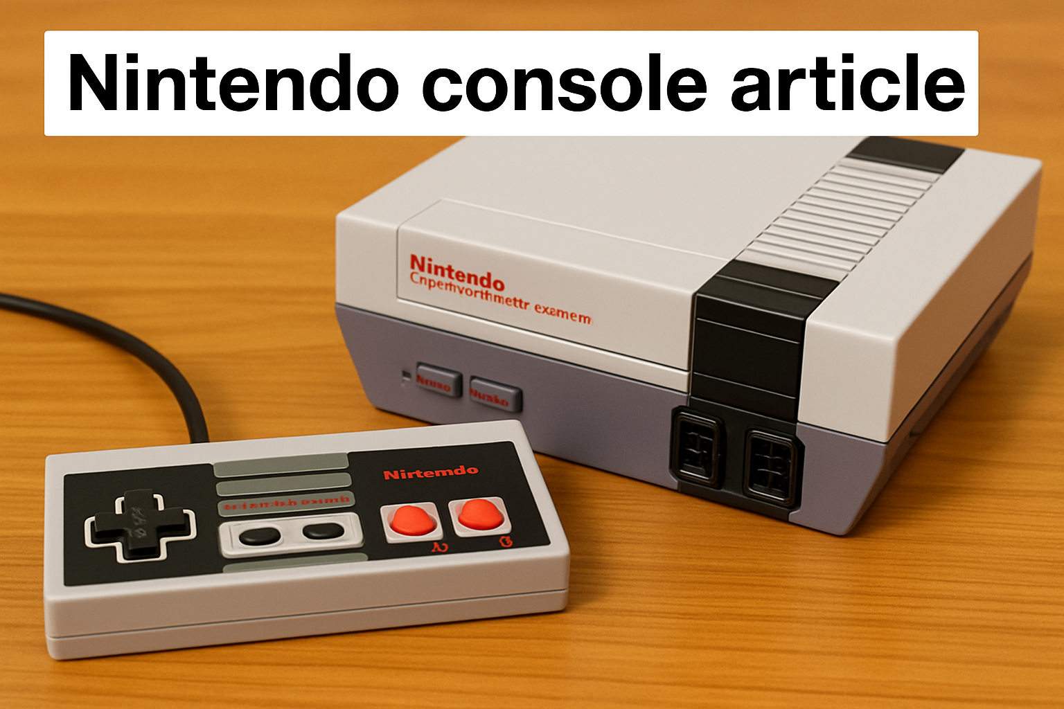 Nintendo console article